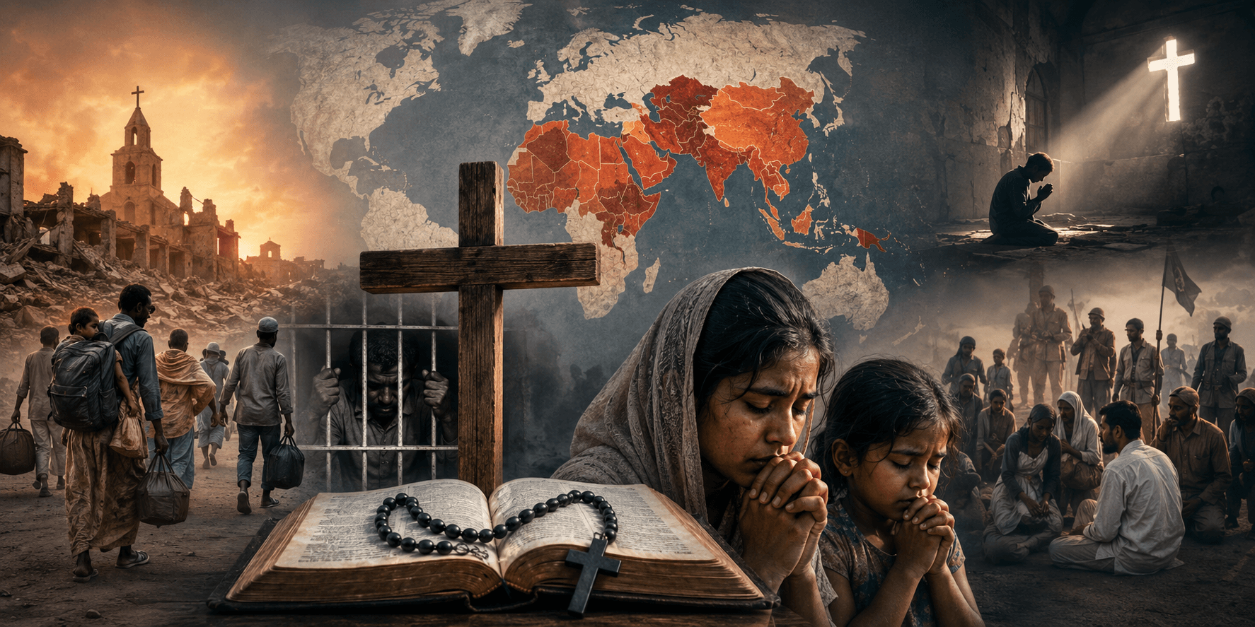 2026 World Watch List highlighting global Christian persecution and countries facing severe religious persecution